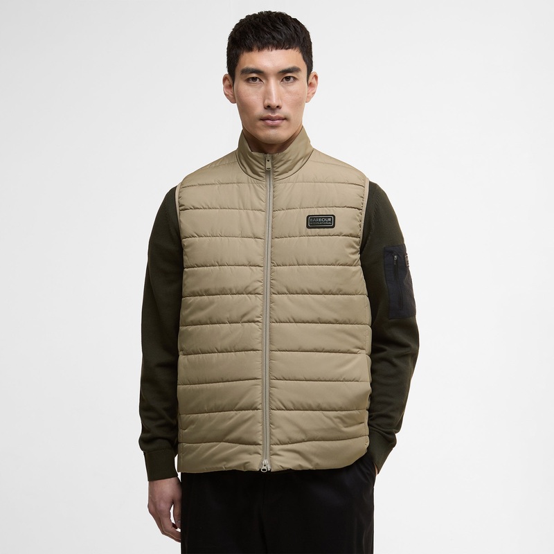 Aldon Quilted Gilet|Brindle|Medium|Large|X-Large