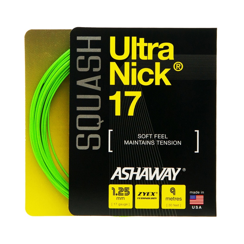 UltraNick Squash String|Green|17/1.25mm