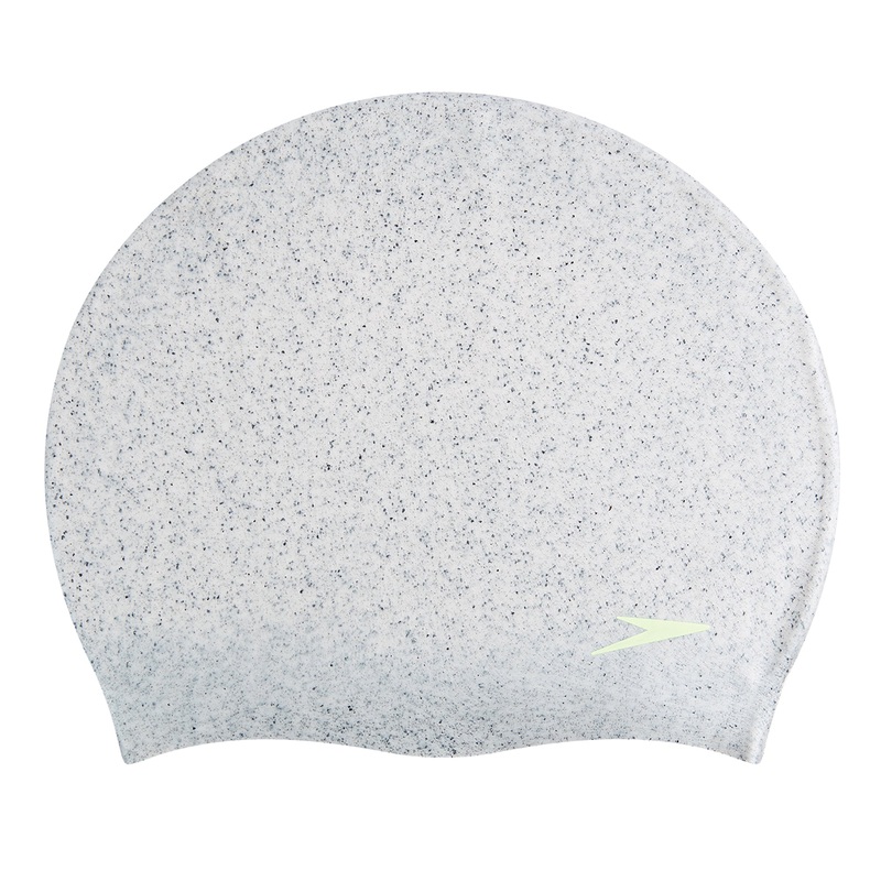 Recycled Silicone Swim Cap|Grey/Green|Adult