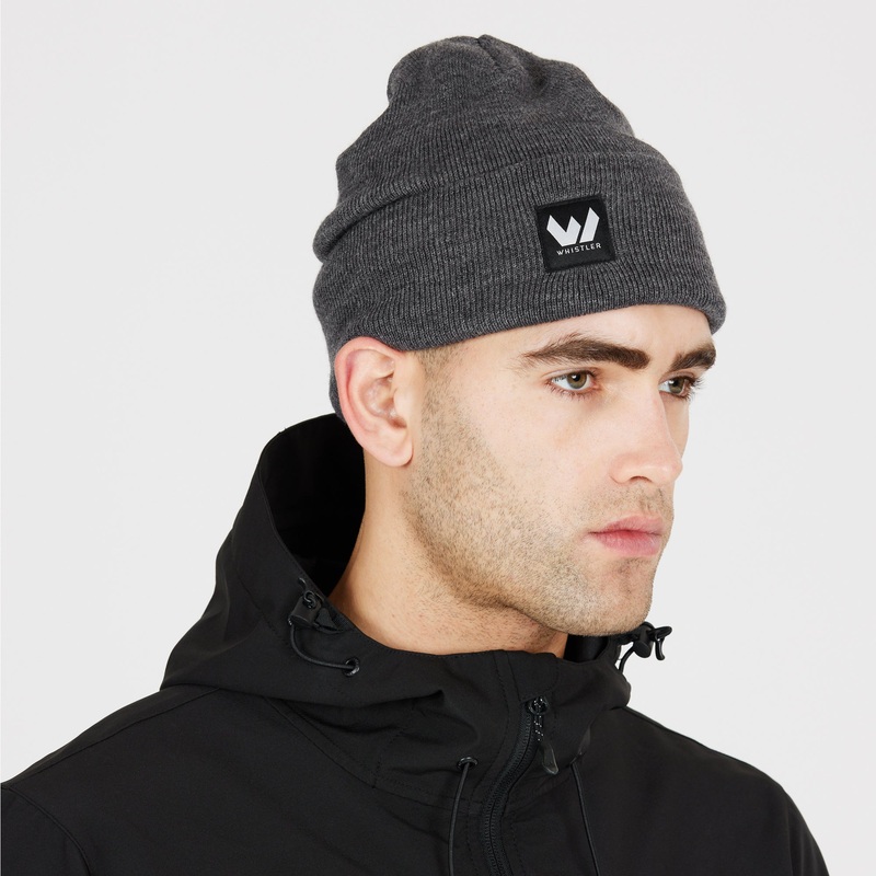 Linjoe Melange Beanie Hat|Dark Grey Melange|One Size