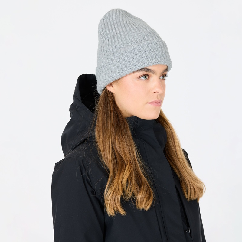Pico Unisex Beanie Hat|Light Grey Melange|One Size