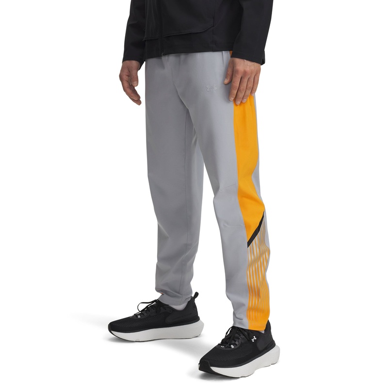 UA Velociti Storm Pants|Mod Grey/Squad Orange/Reflective|Small|Medium|Large|X-Large