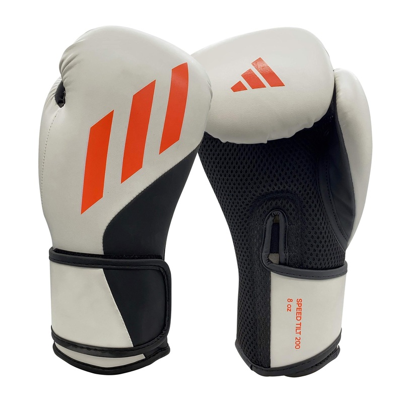 Tilt 200 Boxing Gloves|White/Solar Red|8oz|10oz|12oz|14oz|16oz