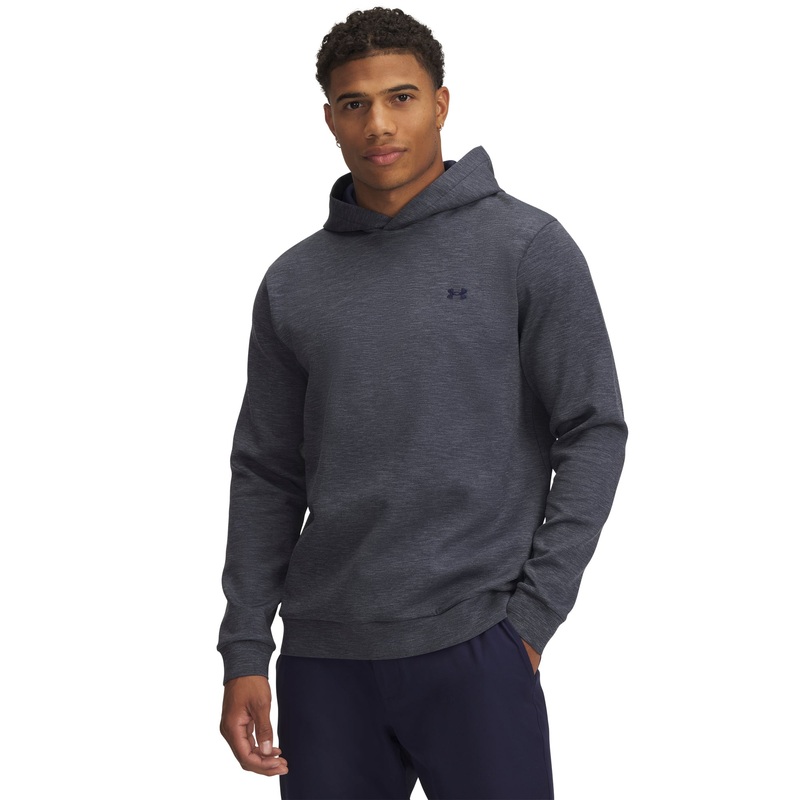 UA Drive Midlayer Hoodie|Midnight Navy/Midnight Navy|Small|Medium|Large|X-Large|2X-Large