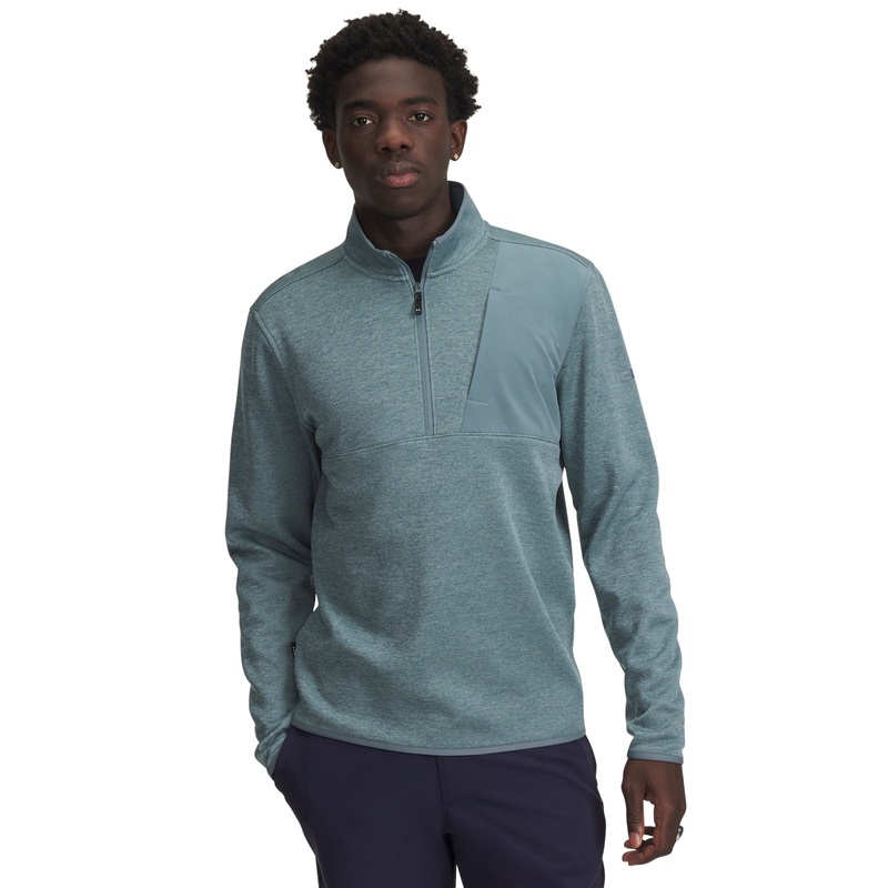UA Drive Sweater Fleece|Jasper Blue/Serpentine|Small|Medium|Large|X-Large|2X-Large