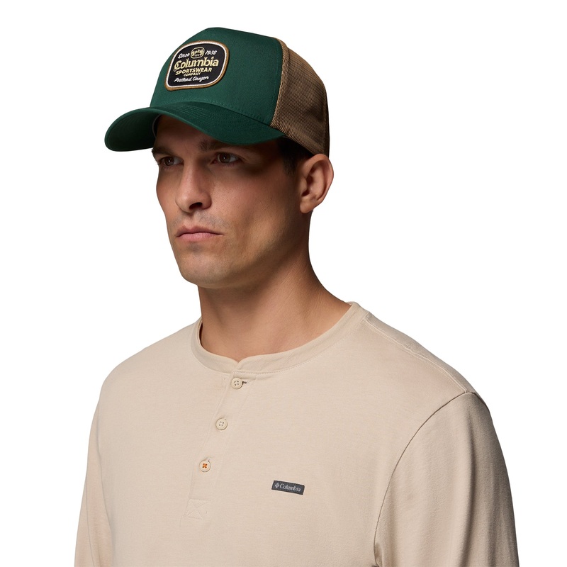 Road Ready Snap Back Cap|Rain Forest/Delta/Beer Label Woven|One Size