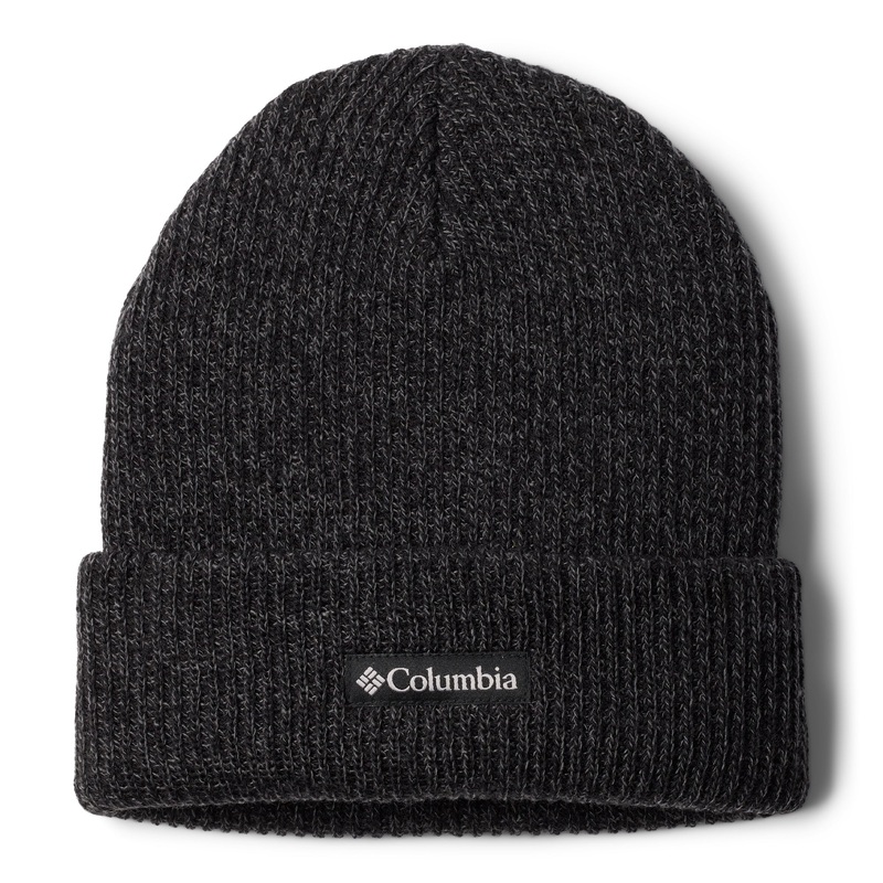 Whirlibird Cuffed Beanie|Black/Graphite Marled/Logo|One Size