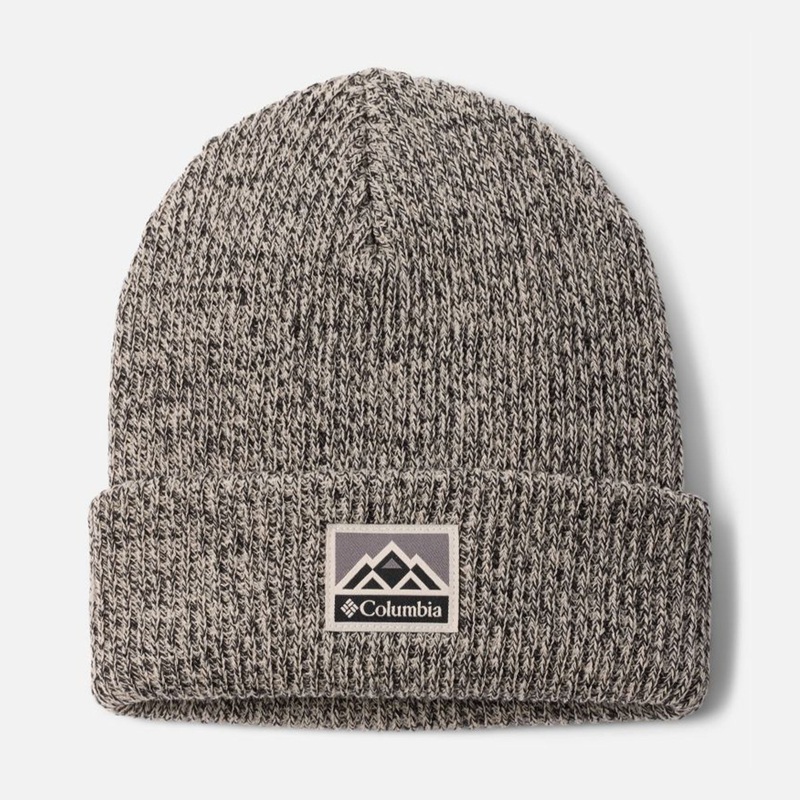 Whirlibird Cuffed Beanie|Dark Stone/Black Marled/Mountains|One Size