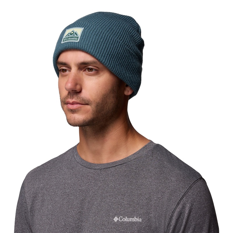 Whirlibird Cuffed Beanie|Everblue/Mountains|One Size