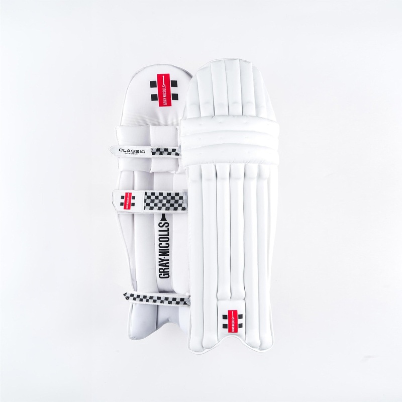 Classic Academy Leg Pads|White|Adult Right Hand