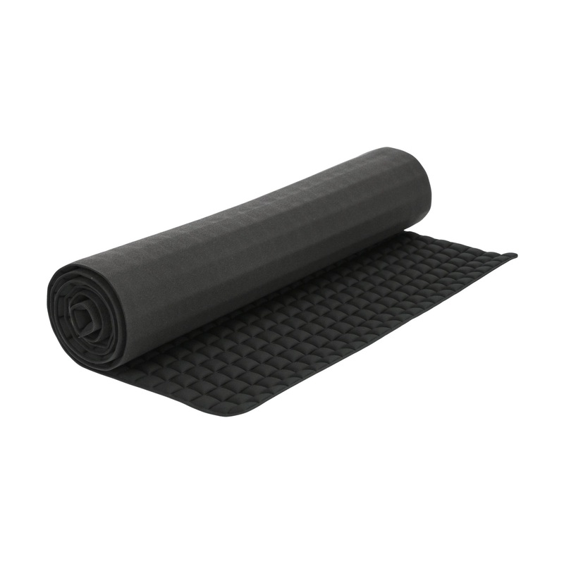 Walgia Quilted Yoga Mat|Black|One Size