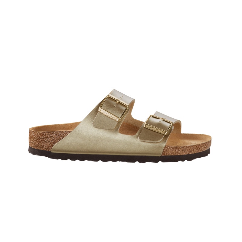 Arizona Birko-Flor Sandals|Gold|UK4.5|UK5|UK5.5|UK7|UK7.5|Narrow