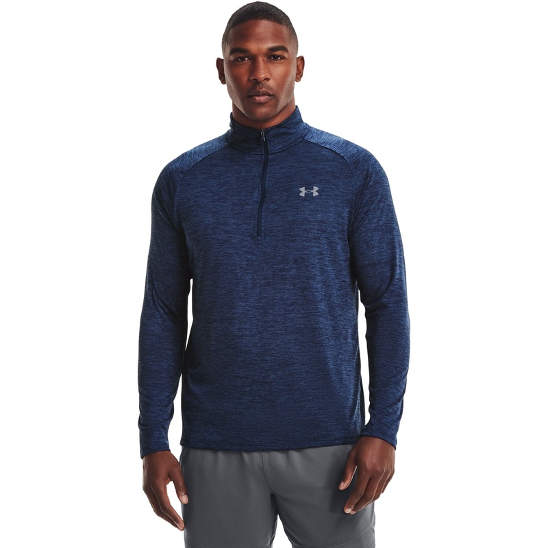 UA Tech 2.0 1/2 Zip|Academy/Steel|Small|Medium|Large|Large/Tall|X-Large|2X-Large