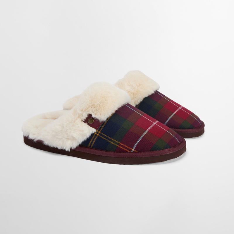 Claudia Women’s Tartan Mule Slippers