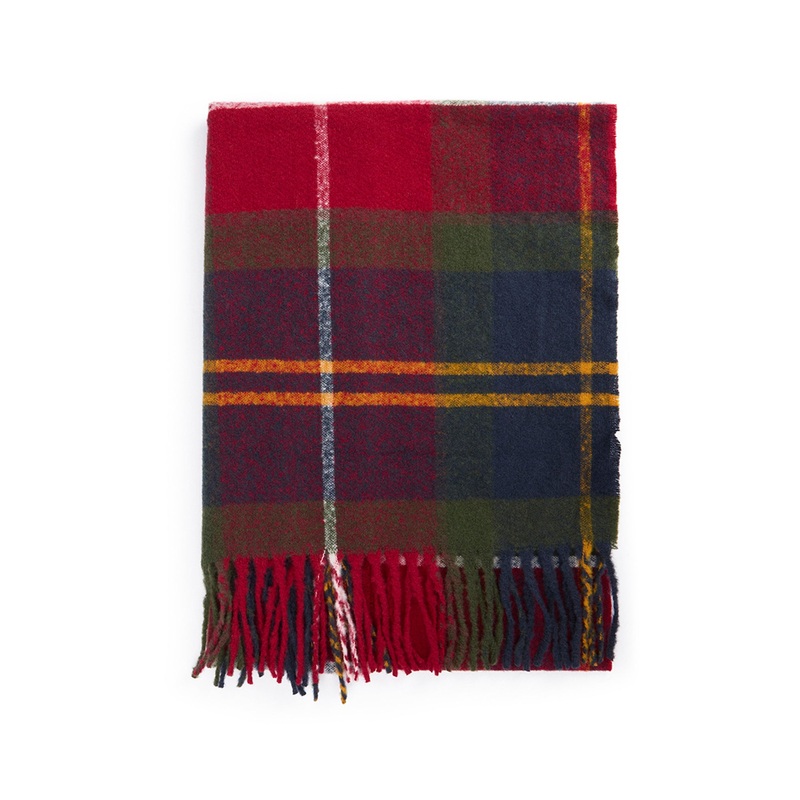 Deanna Tartan Scarf|Winterberry Tartan|One Size