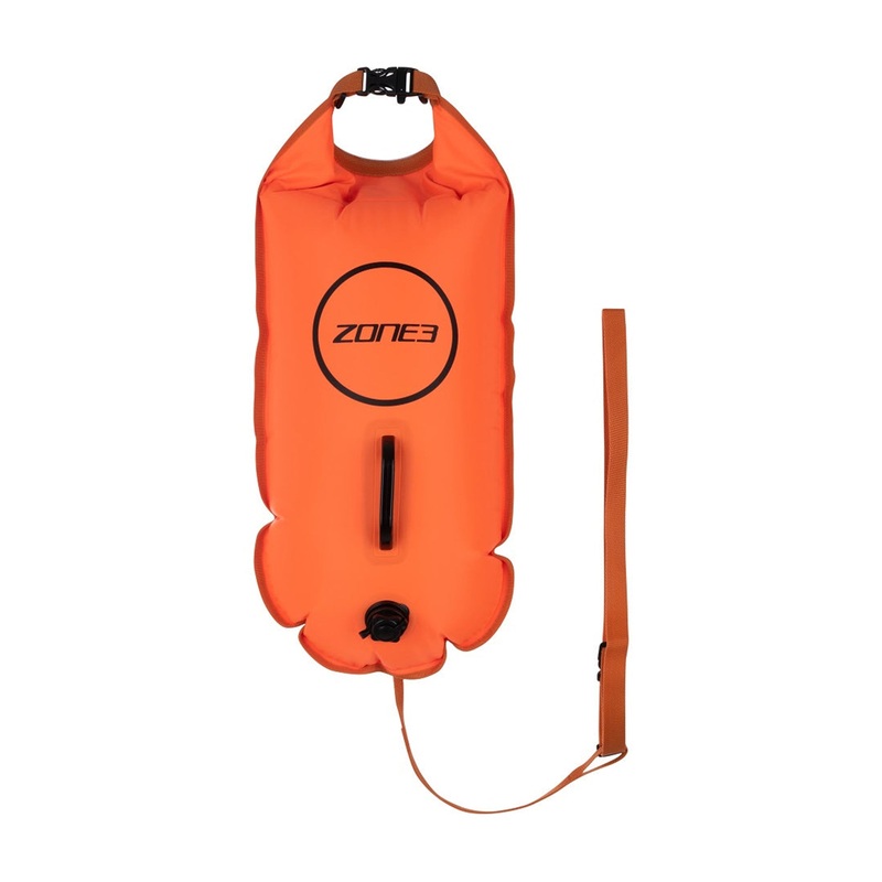 Swim Safety Buoy/Dry Bag 28L|Neon Orange|One Size