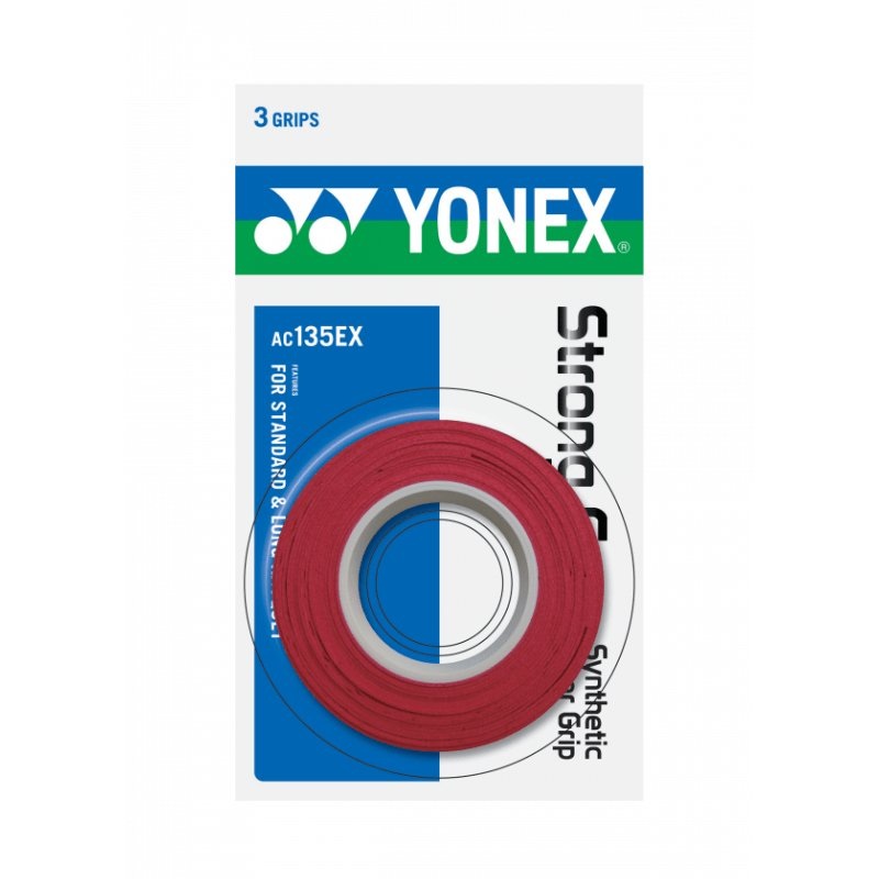 YONEX Strong Over Grip (3 wraps) AC135EX Multiple Colors