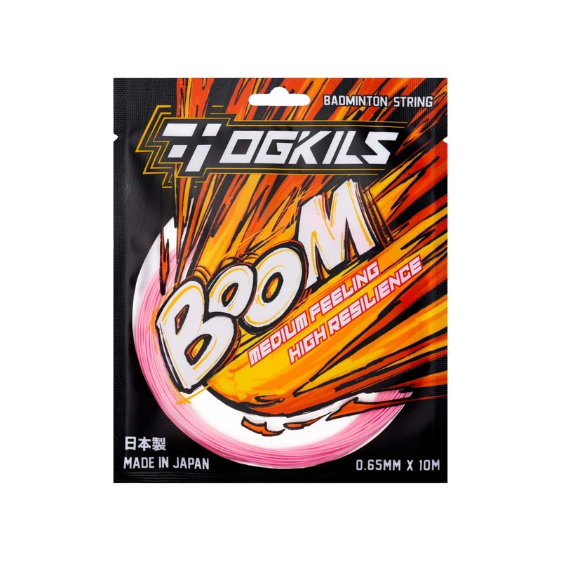 OGKILS DS-BOOM 0.65MM Badminton String Set (10m) Medium Feeling+High Repulsion Multiple Colors