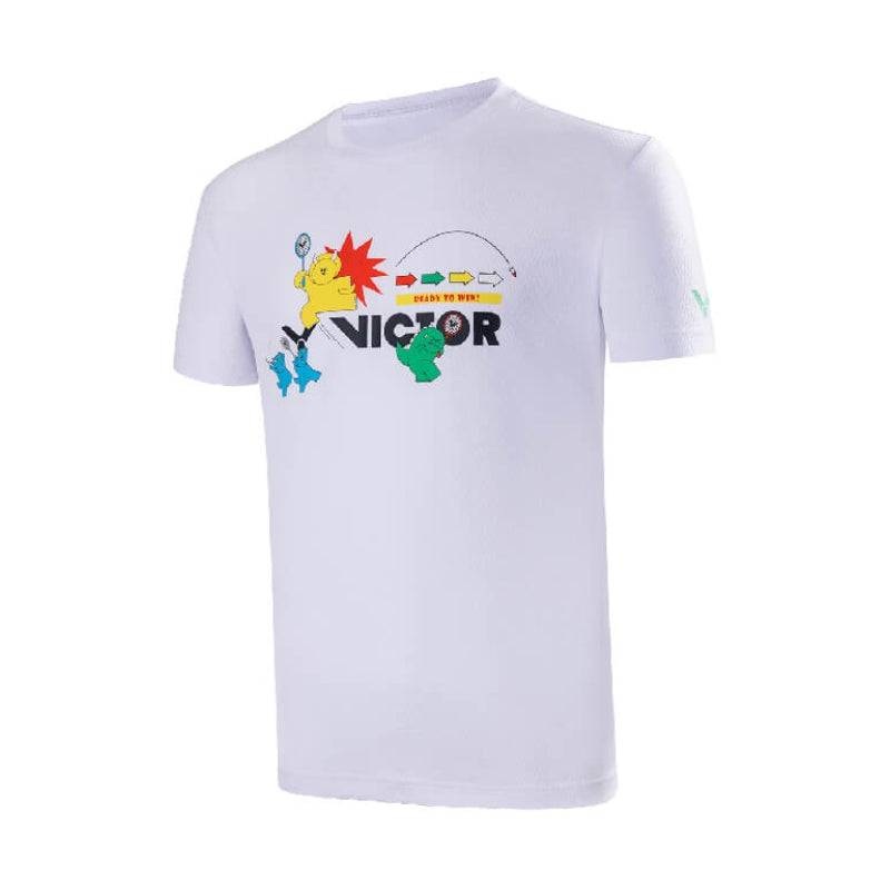 VICTOR Badminton T-Shirt T-40033 A White Unisex
