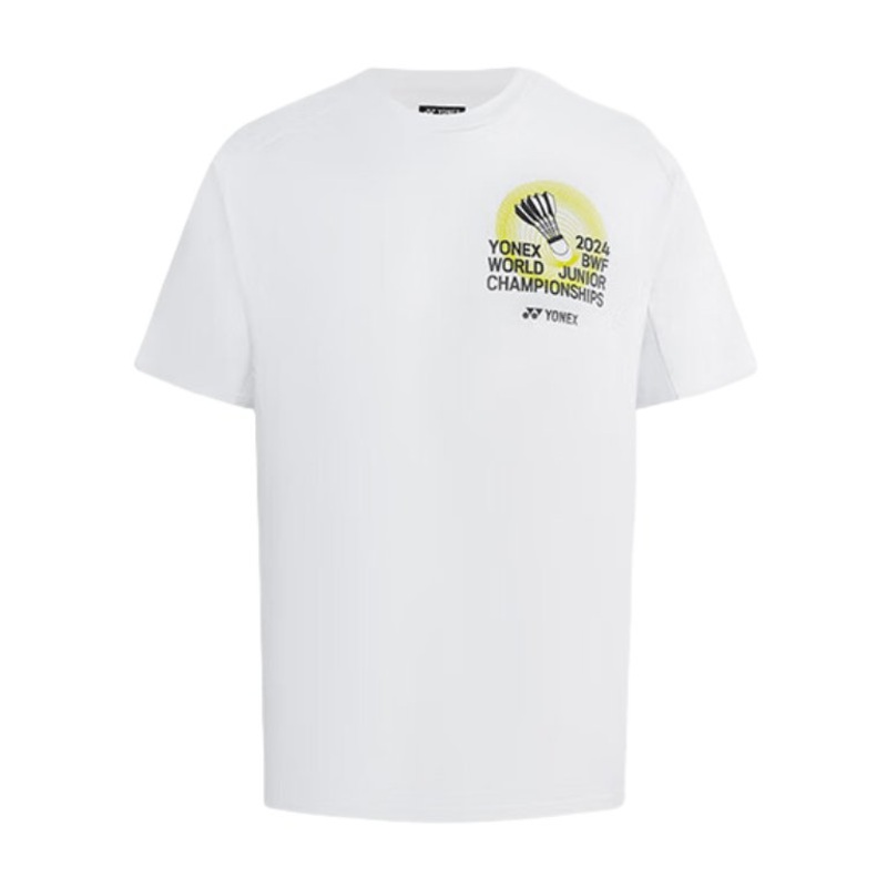 YONEX Unisex BWF World Junior 2024 Souvenir Shirt YOB24132EX White