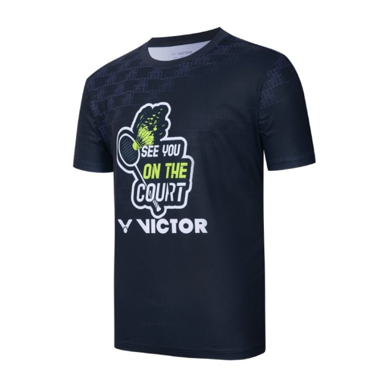 VICTOR Badminton T-Shirt T-45016 C Black Unisex