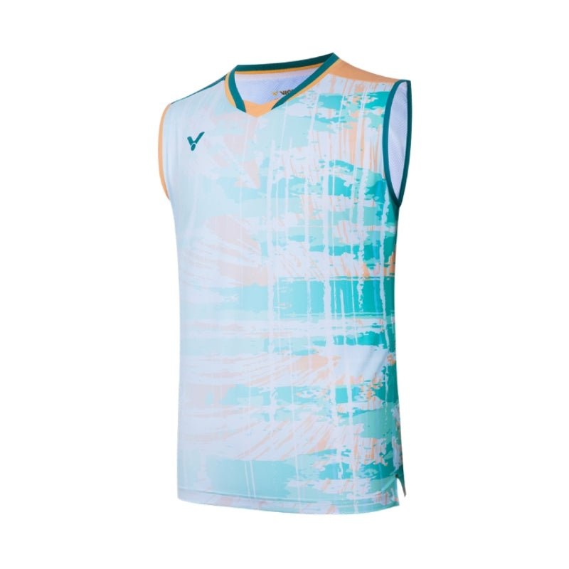 VICTOR TOURNAMENT Series Sleeveless shirt T-45003 R Green Lee Zii Jia Unisex