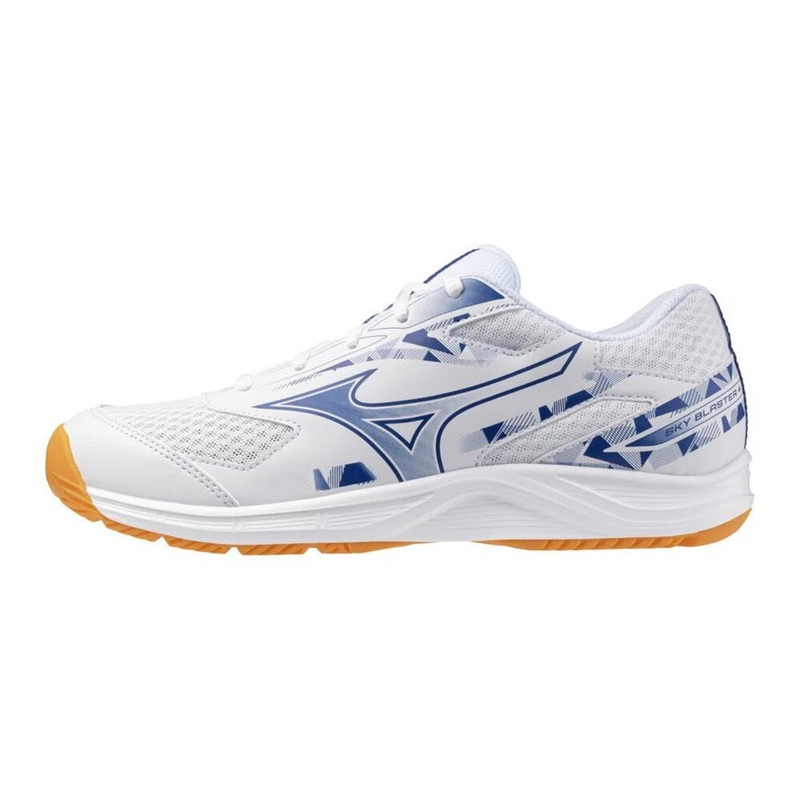MIZUNO SKY BLASTER 4 Badminton Shoes White/Surf the Web UNISEX