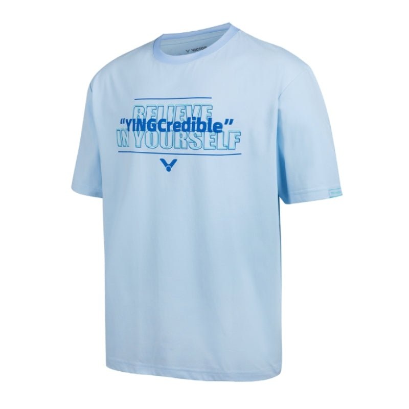 VICTOR TAI TZU YING Tribute Collection T-Shirt T-50006TTY M-Aqua Unisex