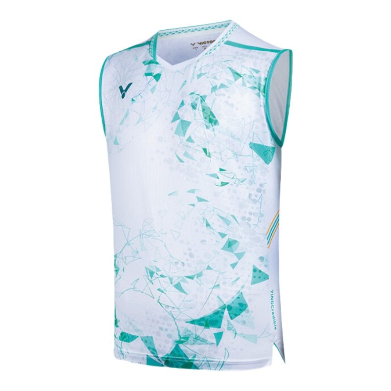 VICTOR TAI TZU YING Tribute Collection Tournament Sleeveless Shirt T-50004 G-Tiffany Green Unisex