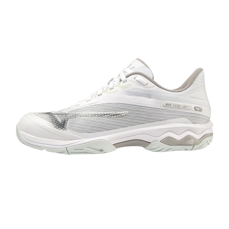 MIZUNO WAVE EXCEED LIGHT 2 AC WOMEN’S Tennis Shoes White Metallic