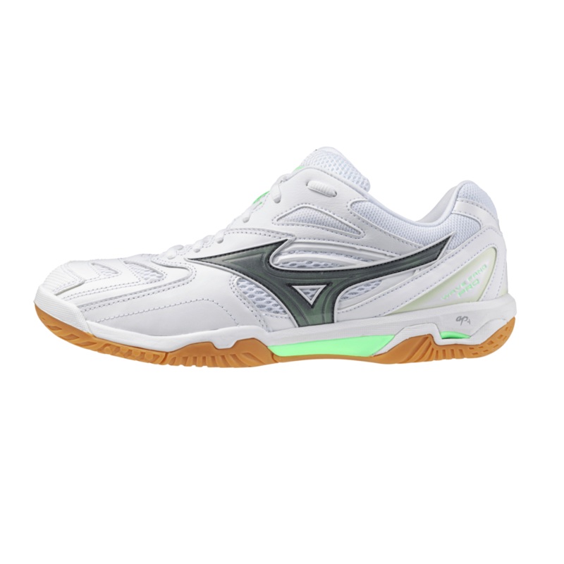 MIZUNO WAVE FANG PRO Badminton Shoes White/India Ink/Neo Mint UNISEX