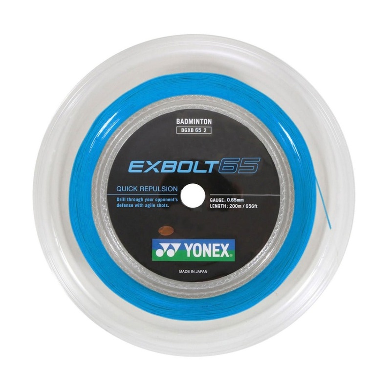 YONEX EXBOLT 65 Badminton String Coil (200m) Blue