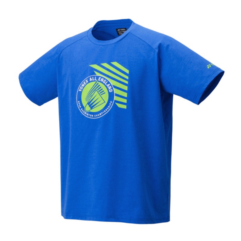 YONEX All England 2025 Badminton Sports Shirt YOB25003EX Electric Blue UNISEX
