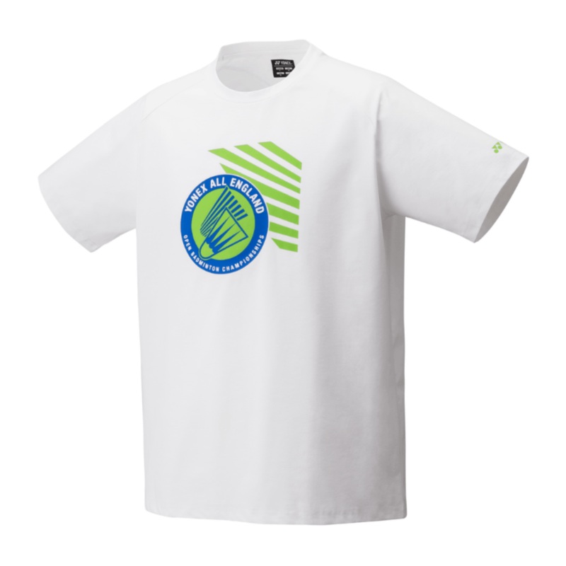 YONEX All England 2025 Badminton Sports Shirt YOB25003EX White UNISEX