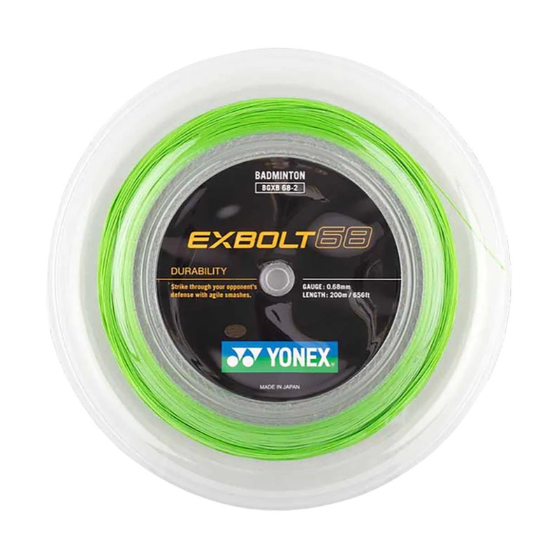 YONEX EXBOLT 68 Badminton String Coil (200m) Lime Green