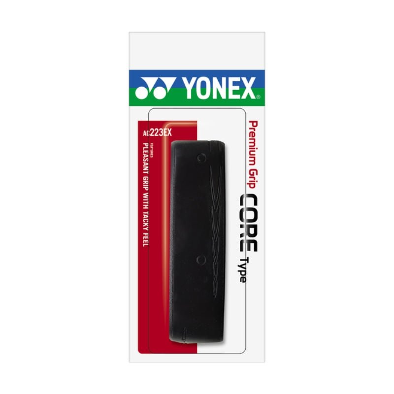 YONEX Premium Grip Core Type for Tennis (1 wrap) AC223EX Black