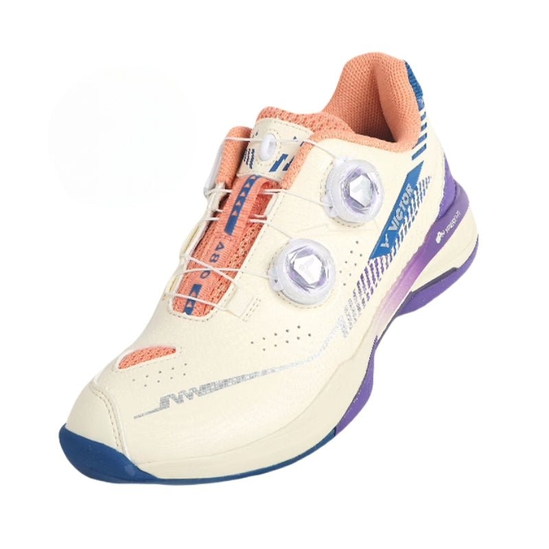 VICTOR A810 Badminton Shoes LJ-Antique White/Medium Purple UNISEX
