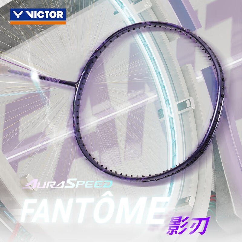 VICTOR Auraspeed Fantme J (Mystical Purple) Badminton Racquet  Unstrung & Free Grip