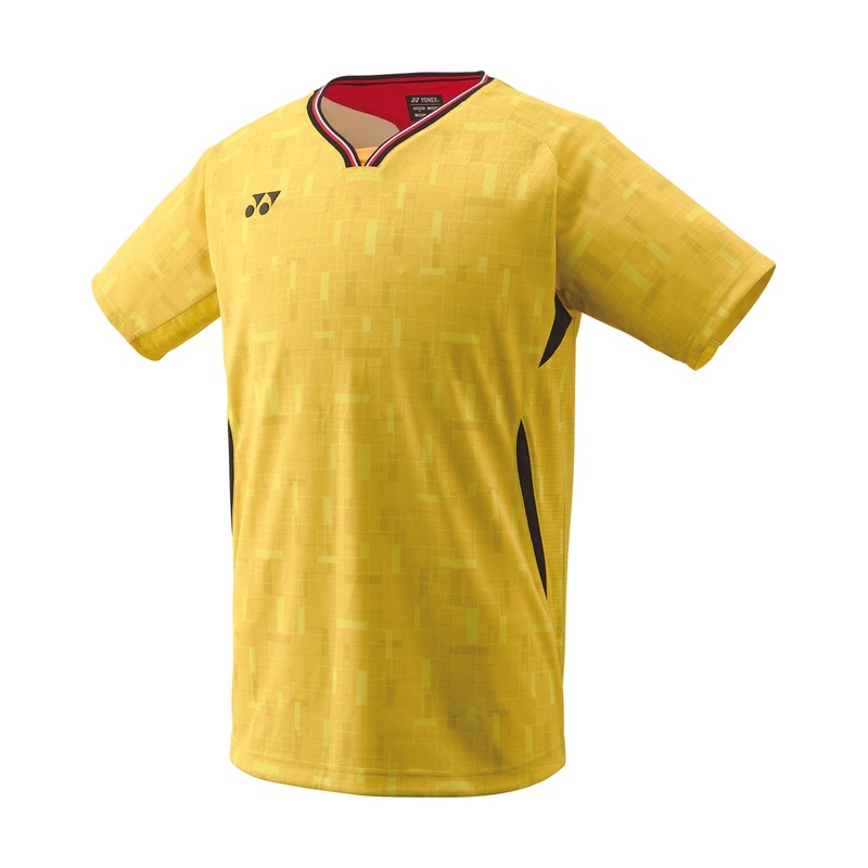 YONEX 2025 Japan National Team Crew Neck Shirt 10700YX – Bright Golden Yellow