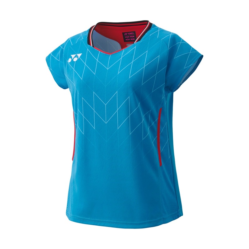 YONEX 2025 Japan National Team Women’s Crew Neck Shirt 20915YX – Cerulean Blue