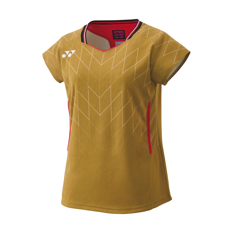 YONEX 2025 Japan National Team Women’s Crew Neck Shirt 20915YX – Gold