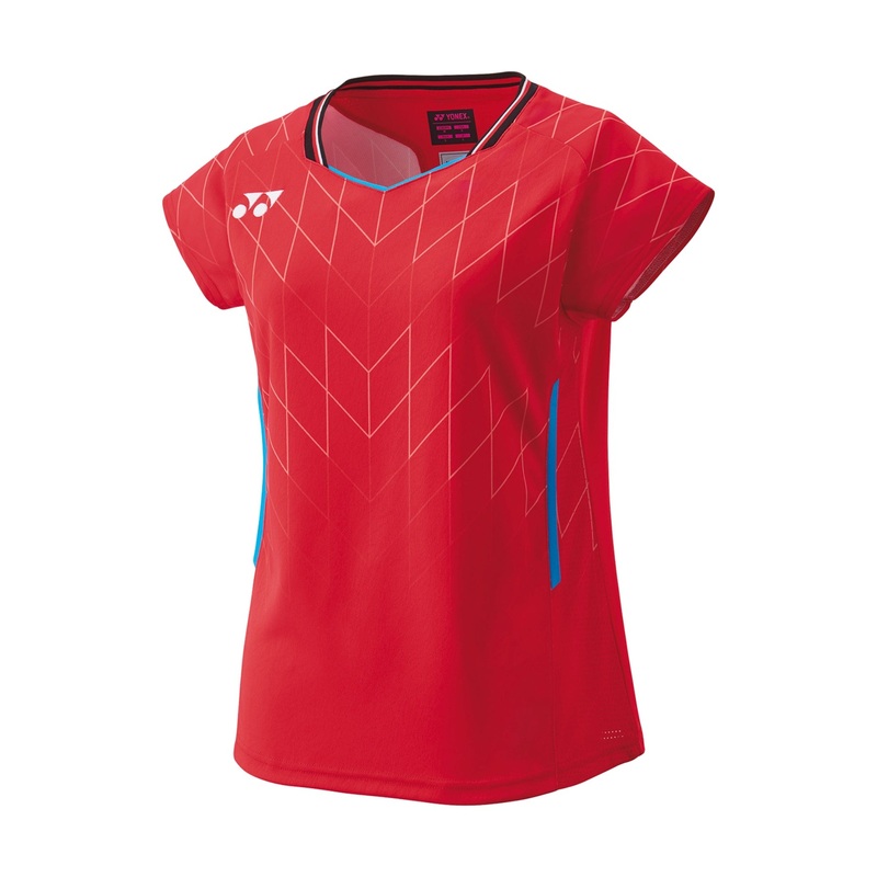 YONEX 2025 Japan National Team Women’s Crew Neck Shirt 20915YX – Japan Red