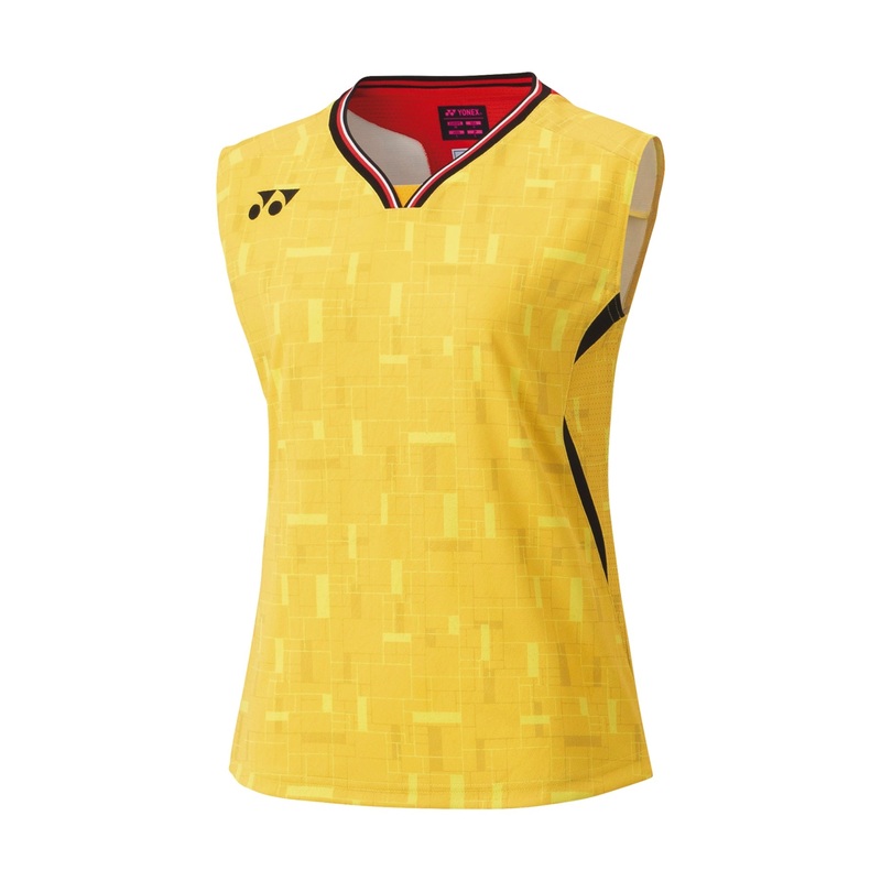 YONEX 2025 Japan National Team Women’s Sleeveless Top 20918YX – Bright Golden Yellow