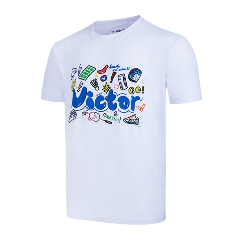 VICTOR 2025 TRAINING Series Unisex T-Shirt T-50032 A (White)