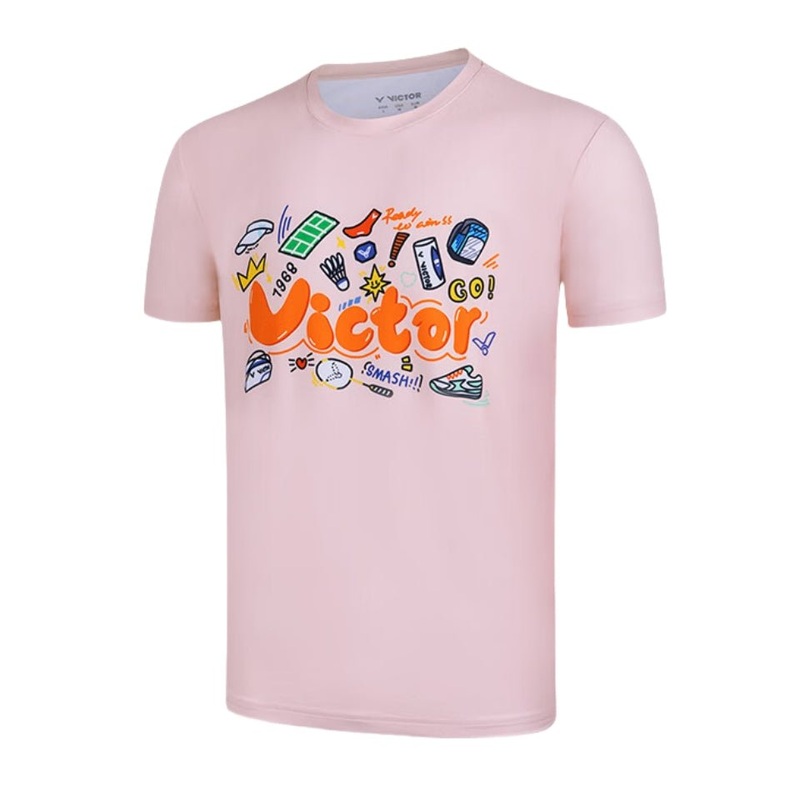 VICTOR 2025 TRAINING Series Unisex T-Shirt T-50032 I (Pink)