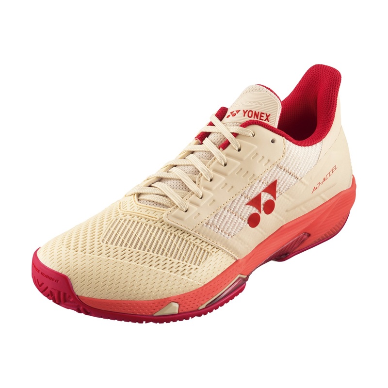 YONEX 2025 Power Cushion AD-ACCEL WOMEN’S Tennis Shoes (All Court) – Beige Pink