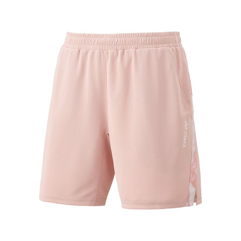 YONEX 2025 Unisex Knit Shorts 15211EX – Smoke Pink