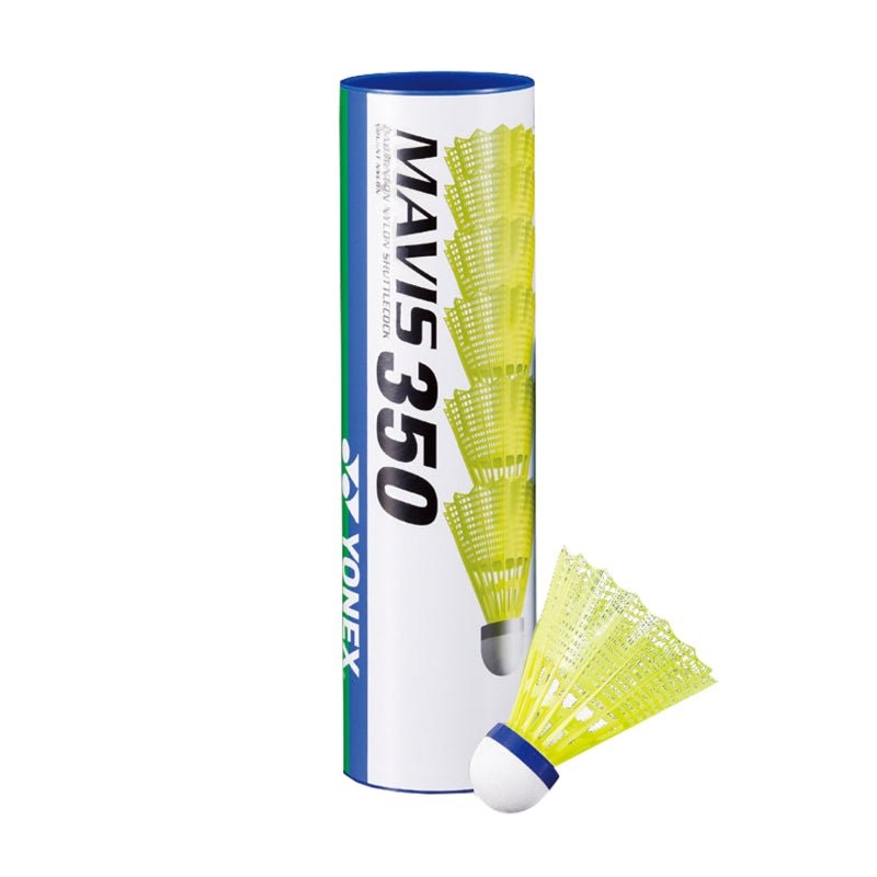 YONEX Mavis 350 Nylon Shuttlecocks (6 In 1 Tube) – Yellow
