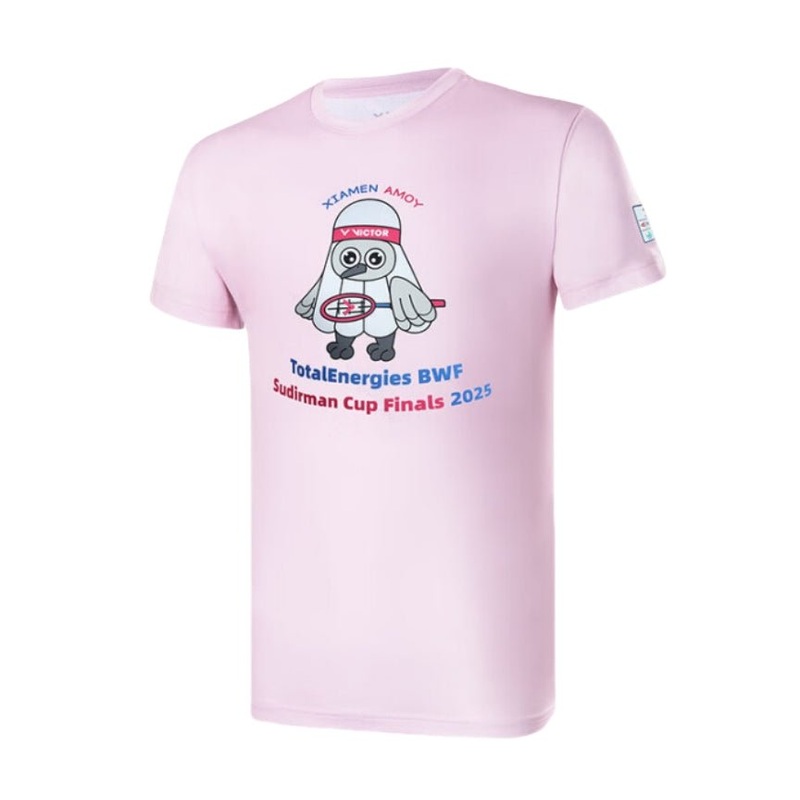 VICTOR 2025 Sudirman Cup Finals UNISEX T-Shirt T-SC2504 I-Pink