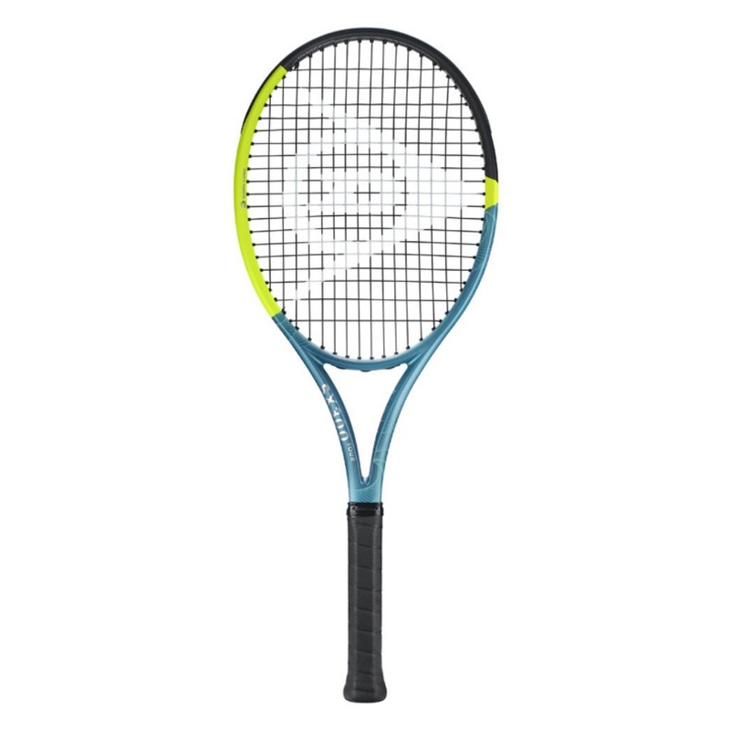 DUNLOP SX 300 TOUR (Teal/Yellow) 305g Tennis Racquet – Unstrung & Free Grip
